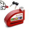Trava de Disco Freio Cadeado Moto Sensor Alarme Sonoro 110db Anti Furto Roubo Sirene Motocicleta Bik - 1