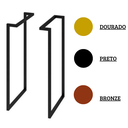 Ver imagem 5 de MESA 90CM INDUSTRIAL PARA ESCRITÓRIO TAMPO BORDAS ELEVADAS D