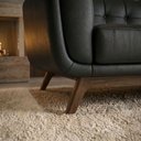 Ver mais imagens de Sofa Living 2 Lugares Bellare 180 cm Pes Madeira Courino Tcs 724 Moll