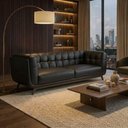Ver imagem 6 de Sofa Living 2 Lugares Bellare 180 cm Pes Madeira Courino Tcs 724 Moll