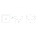 Ver imagem 3 de Cuba de Apoio Ravena 11cmx34,5cmx34,5cm Japi