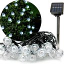 Ver imagem 1 de Pisca Cordão Bolinhas Solar Externo Jardim 5m 20LEDS Branco