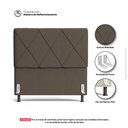 Ver imagem 3 de Cabeceira Cama Box Casal King Size Mel 195cm com Frame Linho Marrom - Desk Design