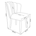 Ver imagem 4 de Cadeira Poltrona Pétala Sala Estar Penteadeira e Salão Rosa