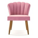 Ver imagem 2 de Cadeira Poltrona Pétala Sala Estar Penteadeira e Salão Rosa