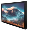 Ver imagem 2 de Quadro Decorativo Caixa Montanhas Tacolado Moldura Caixa Alta 4,5cm Branca com Vidro 20 X 30cm