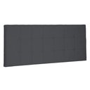 Ver imagem 1 de Cabeceira Painel Casal 1,40m Verona Suede Cinza