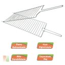 Ver imagem 2 de Grelha Dupla Aramado Abaloada P/peixe Linguicinha Frango