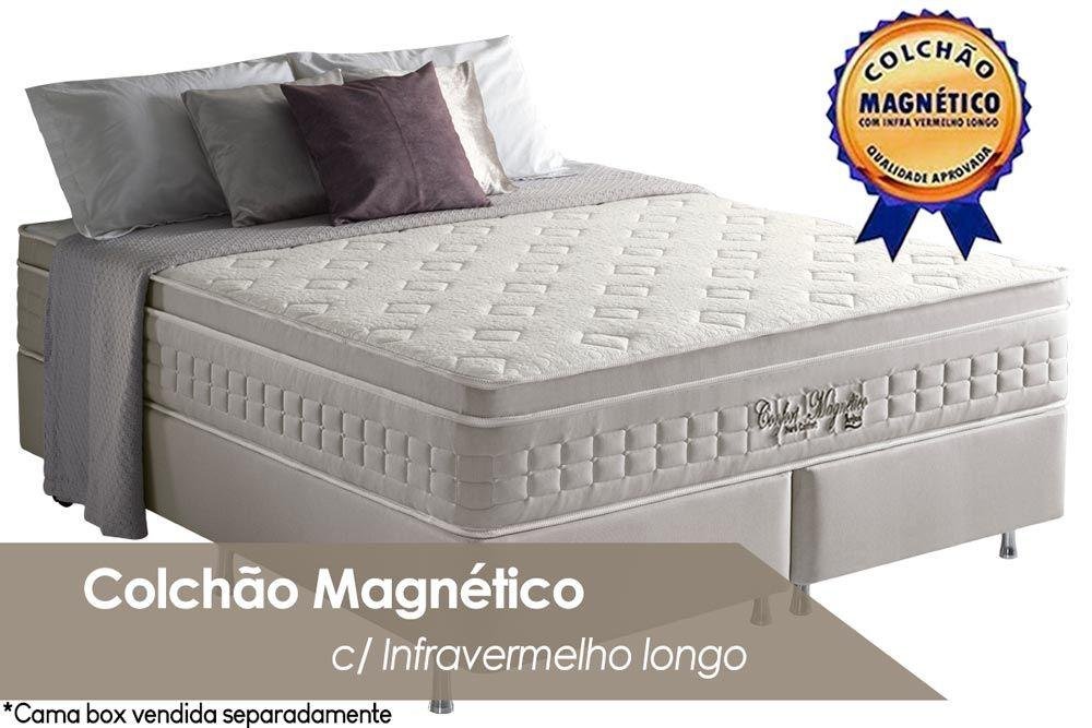 Colchão Casal Magnético C/ Confort Euro Pillow (138x188x32) - Anjos