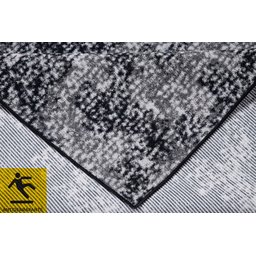 Tapete Passadeira Antiderrapante Cairo Preto 45x140cm FASTLAR - 2