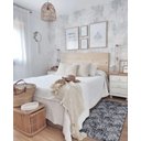 Ver imagem 1 de Tapete Passadeira Antiderrapante Cairo Preto 45x140cm FASTLAR