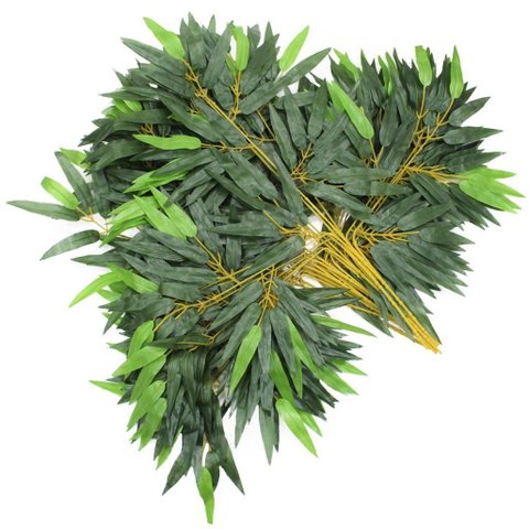 36 Galhos Arranjo de Bambu Decoração Artificial Planta 57cm