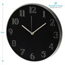 Ver imagem 3 de Relógio de Parede Cozinha 30cm Silencioso Modern Minimalista