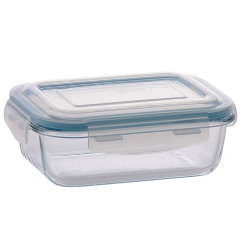 Pote Hermético Vidro Retangular 1040 Ml - 108