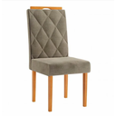 Ver imagem 5 de Mesa Harpa 1,60 6 Cadeiras Diamante Jcm Cinamomo/off