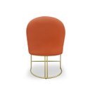 Ver imagem 3 de Kit 2 Banqueta Poltrona Lua Penteadeira e Salão com Base Metálica:terra Cota