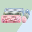 Ver mais imagens de Mini Teclado e Mouse Educacional Sem fio Mofii Candy Tecla Redonda - Verde