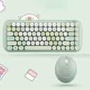 Ver imagem 2 de Mini Teclado e Mouse Educacional Sem fio Mofii Candy Tecla Redonda - Verde
