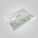 Ver imagem 6 de Mini Teclado e Mouse Educacional Sem fio Mofii Candy Tecla Redonda - Verde