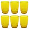 24 Copos Crippa 300ml Plástico Amarelo Água Suco Refrigerante Escolar Lanche - 1