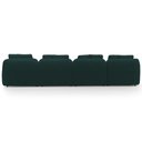 Ver mais imagens de Sofá 5 Lugares com Chaise Direito Sala Living 388cm Arlo F04 Veludo Verde Tc-12015 - Lyam Decor
