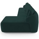 Ver imagem 7 de Sofá 5 Lugares com Chaise Direito Sala Living 388cm Arlo F04 Veludo Verde Tc-12015 - Lyam Decor