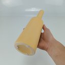 Ver imagem 3 de Vaso Galact Decorativo Cachepô Enfeite 26x8x8cm Cerâmica Amarelo