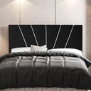 Ver imagem 4 de Cabeceira Cama Box Casal Queen Size Dallas 160cm Preto