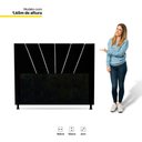 Ver imagem 2 de Cabeceira Cama Box Casal Queen Size Dallas 160cm Preto