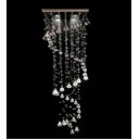 Ver imagem 1 de Lustre de Cristal K9 Legítimo Espiral 60 Cm de Altura