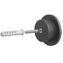 Ver imagem 6 de Kit 02 Pinos Suporte de Parede Madeira Preto Redondo Espelho Bolsa Cabide Decoração - Lyam Decor