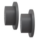 Ver imagem 1 de Kit 02 Pinos Suporte de Parede Madeira Preto Redondo Espelho Bolsa Cabide Decoração - Lyam Decor