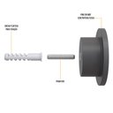 Ver imagem 4 de Kit 02 Pinos Suporte de Parede Madeira Preto Redondo Espelho Bolsa Cabide Decoração - Lyam Decor