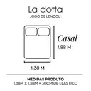 Ver imagem 4 de Jogo Lençol Casal 4 Peças Renda Microfibra Aveludada La Dotta