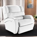 Ver imagem 6 de Poltrona do Papai Sala de Cinema Reclinável Kylie Power Touch PU Branco G23 Gran Belo Kylie Poltrona