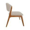 Ver imagem 4 de Cadeira Kethellen Premium Madeira Maciça Cerejeira Veludo Bege