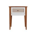 Ver imagem 7 de Mesa de Cabeceira Madeira Maciça 1 Gaveta Viena Branco