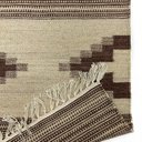 Ver imagem 2 de Tapete para Sala Quarto Geométrico Kilim Stripe 120x180 61401 Marrom