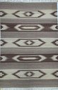 Ver imagem 1 de Tapete para Sala Quarto Geométrico Kilim Stripe 120x180 61401 Marrom