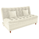 Ver imagem 2 de Sofa Cama 2 Lugares 185 Cm Duda Tecido Boucle F492 Natural Milani Store