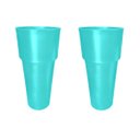 Ver imagem 1 de Kit 2 Vaso Plantar Lux 65x30 Decoração Hall Entrada Jardim Design Elegante