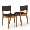 Ver imagem 5 de Conjunto de Mesa com 2 Cadeiras Arkansas Cinamomo/preto - M. Arapongas Cinamomo/preto 06