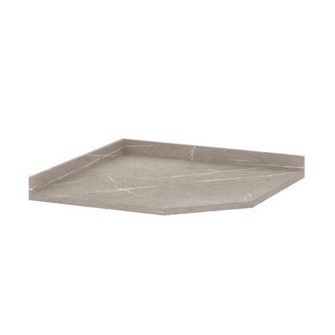 Tampo para Balcão Canto Diagonal 74cm Premium Luciane Móveis