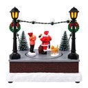 Ver mais imagens de Enfeite Natal Papai Noel Giratorio LED Som Decoraçao Natalina Mesa Estante Bancada Cenario Vitrine L
