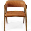 Ver imagem 5 de Cadeira para Sala de Jantar Estar Living Estofada Suran L02 Couríssimo Canela - Lyam Decor