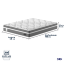 Ver imagem 4 de Colchão Berlim Probel Molas Ensacadas e Pillow Top:casal