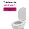 Tampa Assento Vaso Sanitário Branco Almofadado Plus Univesal - 4
