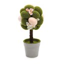 Ver imagem 1 de Topiaria Decorativa C/ovos Vrd/ros em Cachepot 31cm Fondant