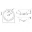 Ver imagem 2 de Cuba de Sobrepor Pádua 14cmx44,2cmx44,2cm Japi