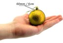 Ver imagem 5 de Kit 60 Bolas Natalinas Enfeite Árvore de Natal 6cm Dourado